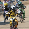 Caleb Hansen with a finish line look-back